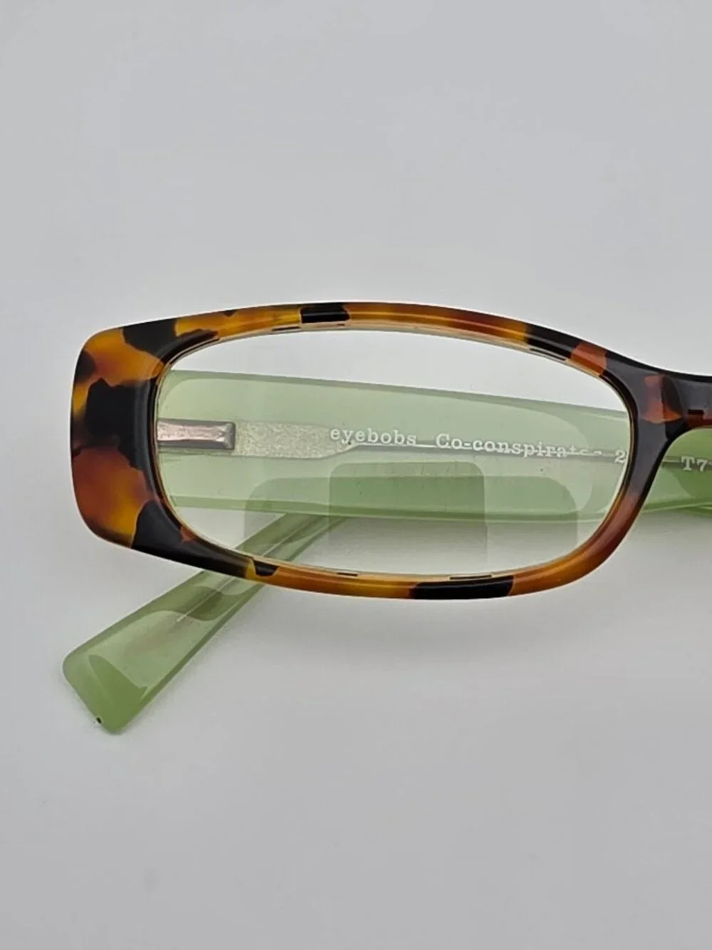 Eyebobs Co-Conspirator 2136 T7 Tortoise Funky Lime +2.50 Reading Glasses 52mm
